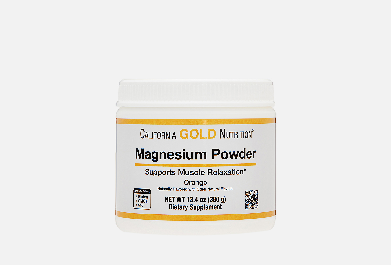 California Gold Nutrition Магний 290 мг в порошке со вкусом апельсина ...
