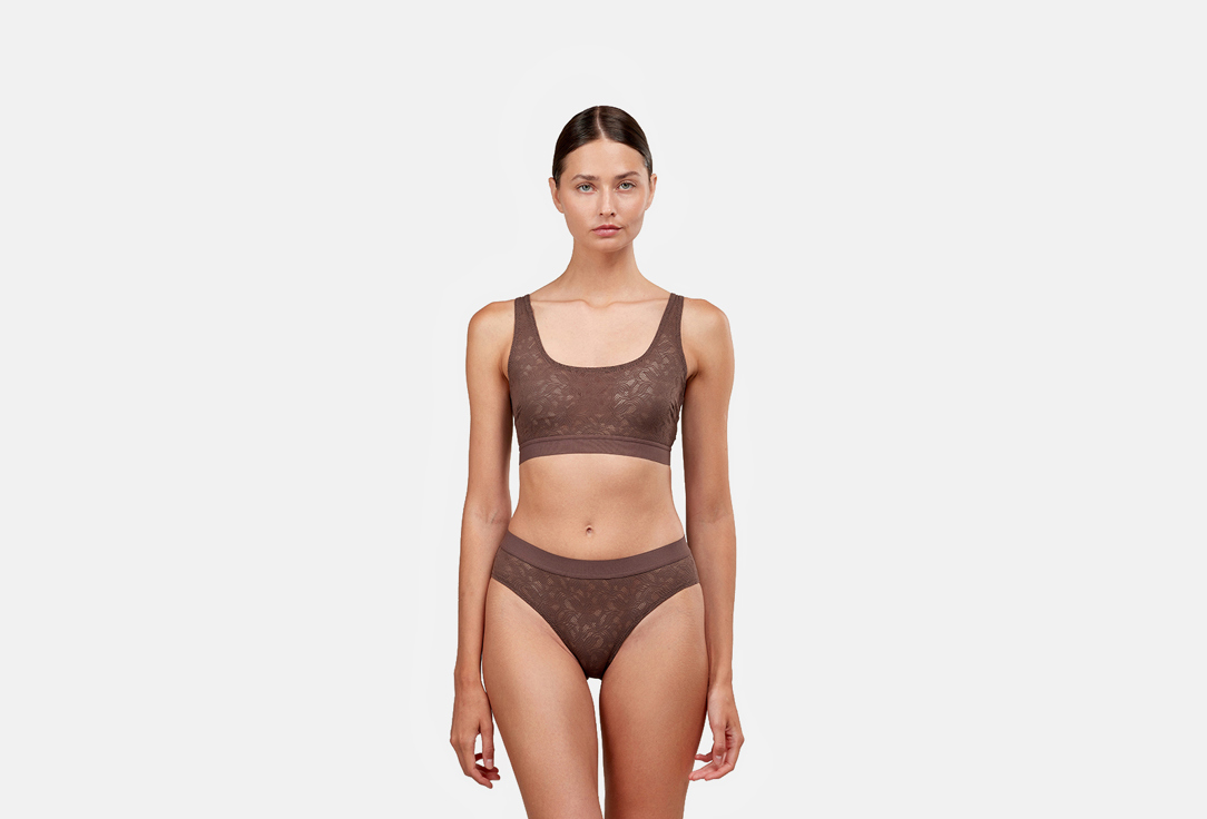 Изображение товара Топ на широких бретелях Belle YOU Veil кофейный