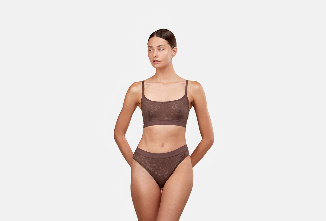 Изображение товара Топ на тонких бретелях Belle YOU Veil кофейный