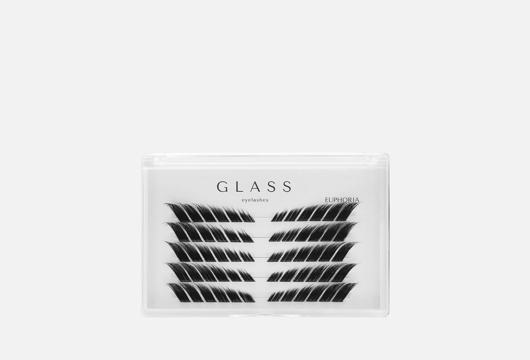 Изображение товара Ресницы для объемной стрелки GLASS EYELASHES eyelashes euphoria 8-14 mm mix