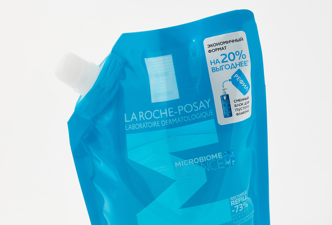 Гель очищающий для чувствительной жирной кожи лица и тела La Roche-Posay effaclar gel moussant purifiant 