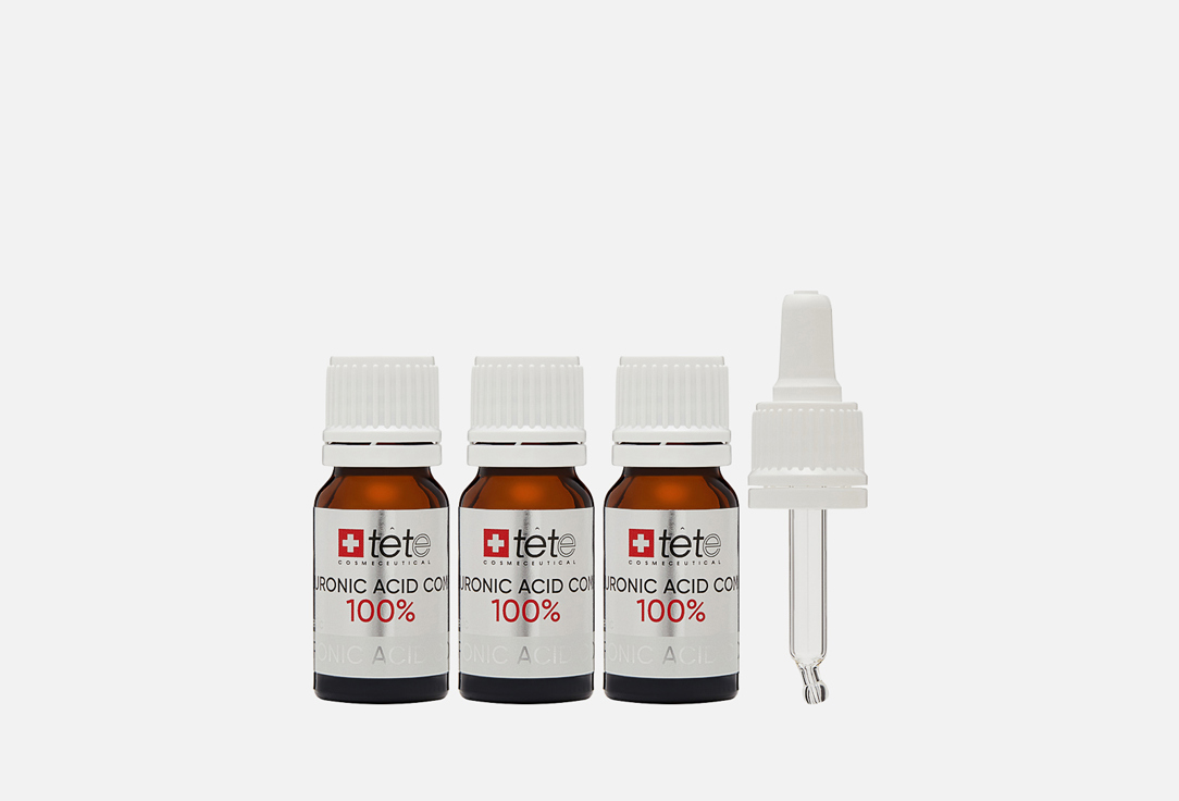 

Набор ампул для лица TETE COSMECEUTICAL, Hyaluronic acid 100% 3 шт
