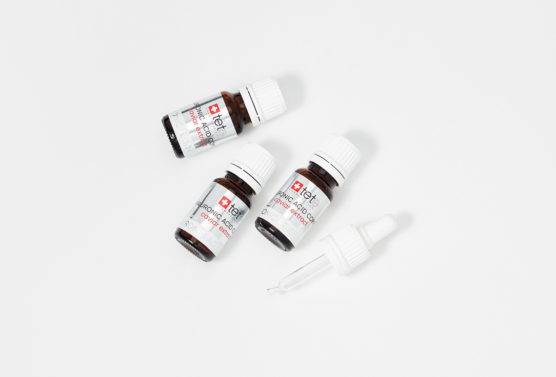 Набор ампул для лица Tete Cosmeceutical Hyaluronic acid + Caviar extract 