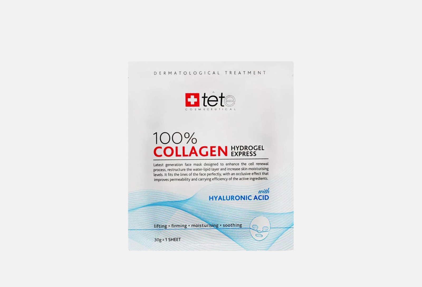 Tete Cosmeceutical Маска для лица Collagen Hydrogel Mask 1 шт — купить ...