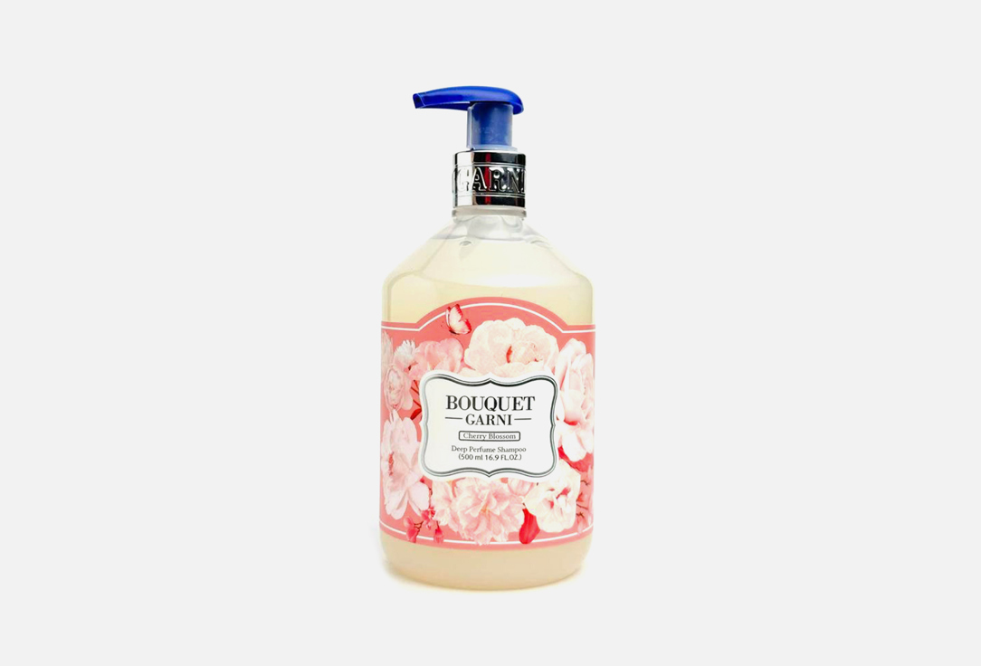 Шампунь для волос BOUQUET GARNI Garni Deep Cherry Blossom 500 мл сумка цветущая вишня с иероглифом cакура белый