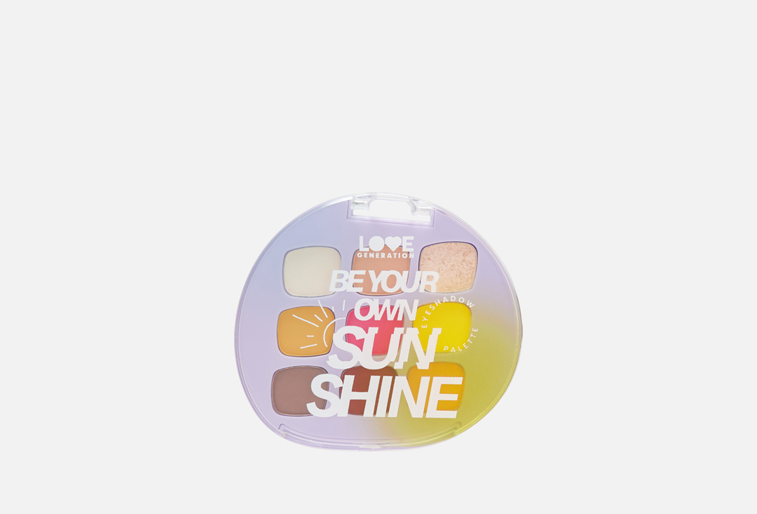 Изображение товара Палетка теней для век Love Generation Be your own sunshine 9 оттенков
