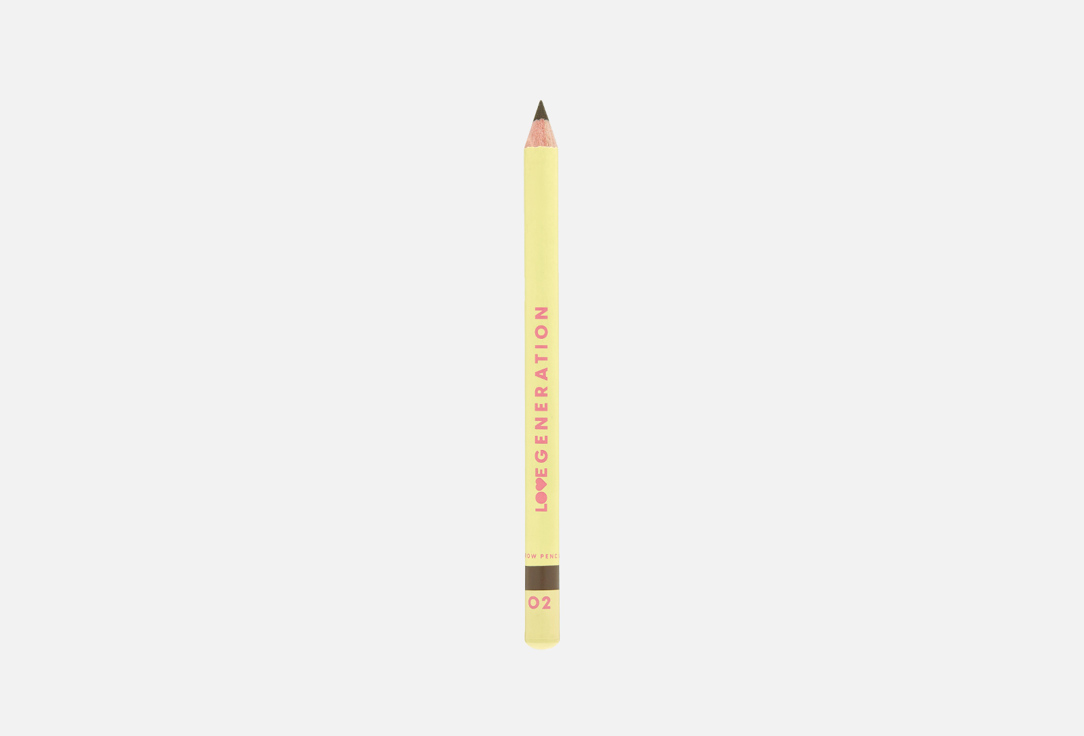 Карандаш для бровей Love Generation Brow Pencil 02