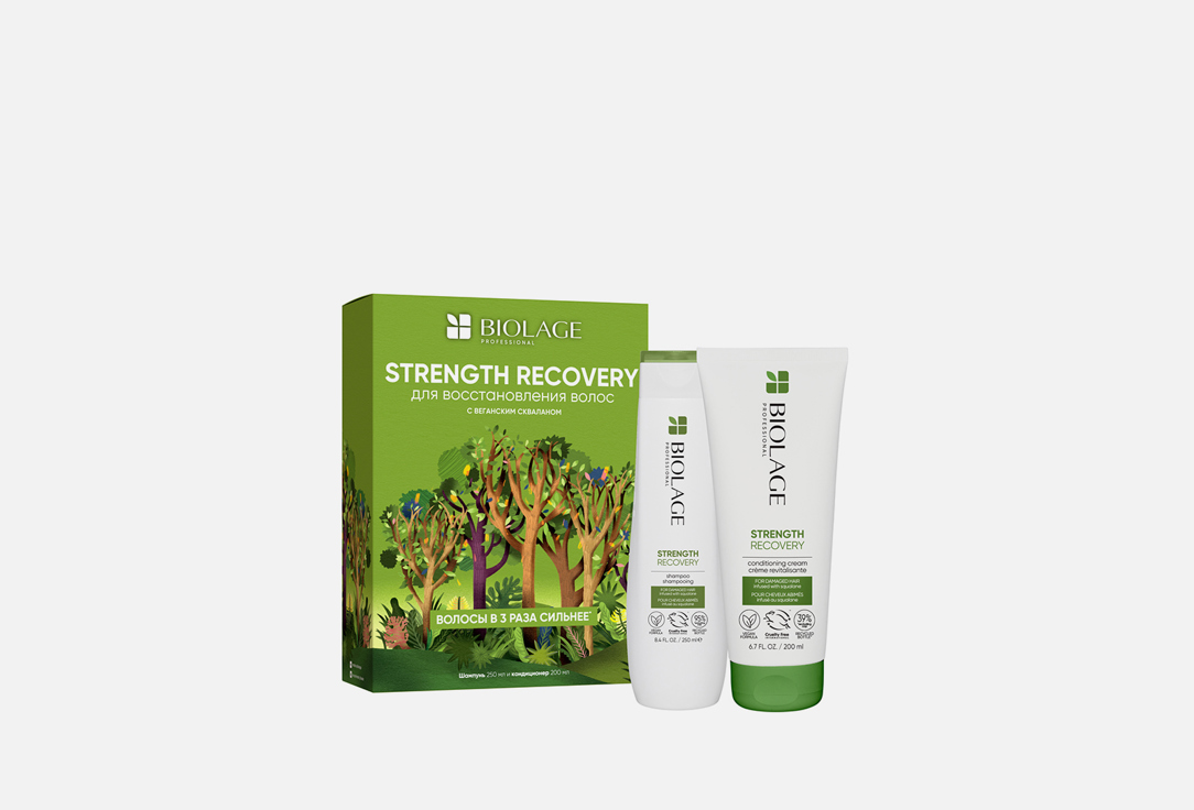 biolage кондиционер для восстановления волос strength recovery Набор для восстановления волос BIOLAGE Strength recovery 2 шт