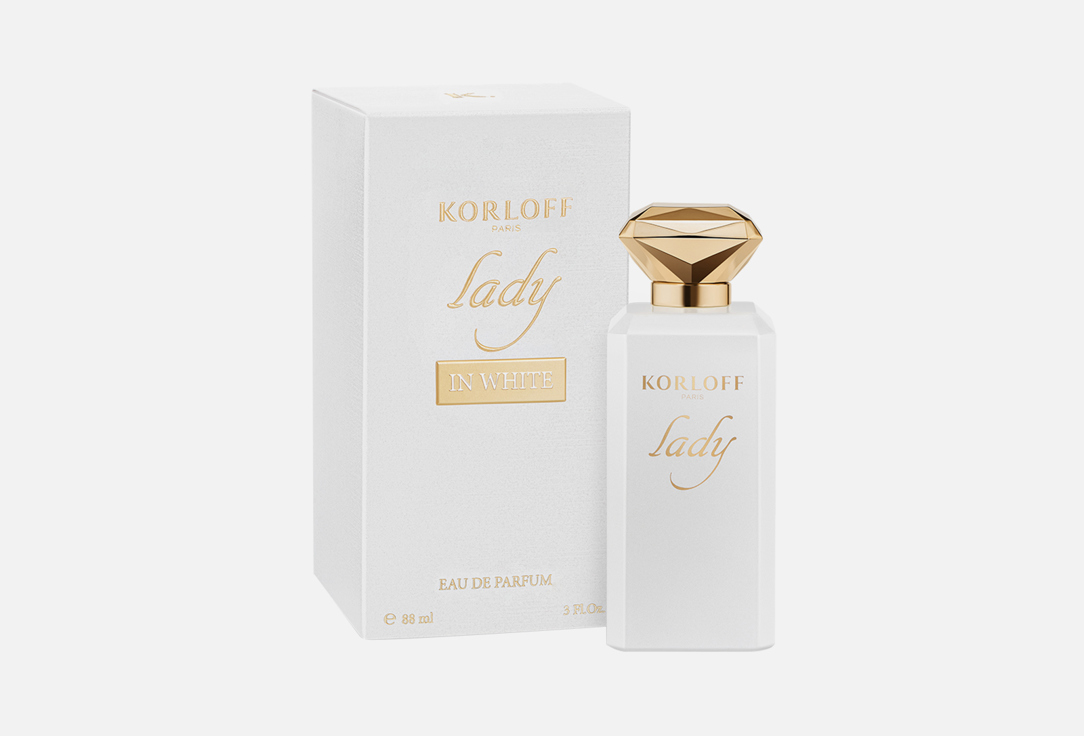 Изображение товара Korloff Paris IN WHITE парфюмерная вода для женщин цветочные мускусные 88 мл