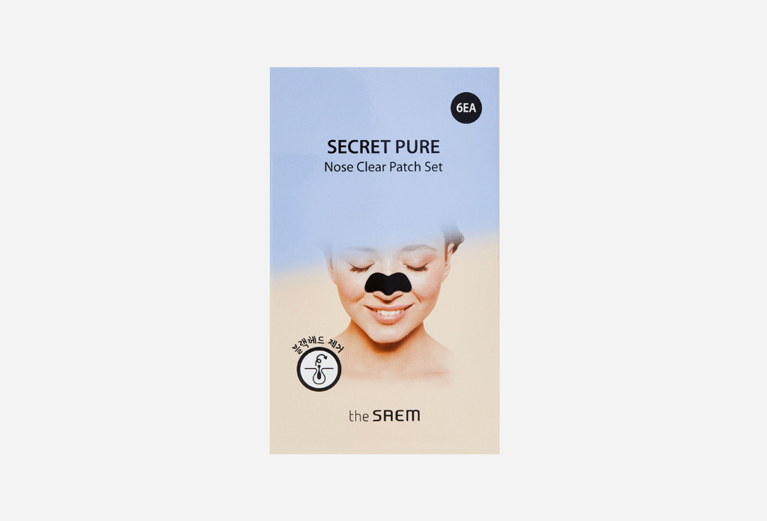 Маска-патч для носа THE SAEM Secret Pure Nose Clear 6 шт маска патч see