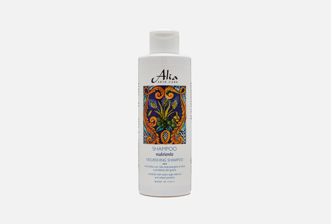 Питательный шампунь для волос  ALIA SKIN CARE с протеинами пшеницы 