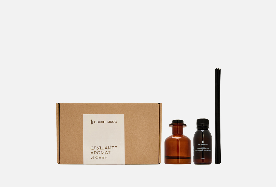 

Ароматический диффузор с палочками ОВСЯННИКОВ, Сосна со льдом 100 мл