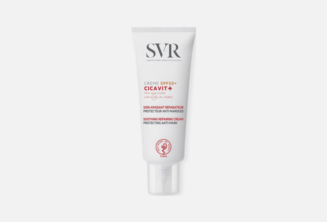 Восстанавливающий защитный крем SPF50+ SVR Creme cicavit+ 