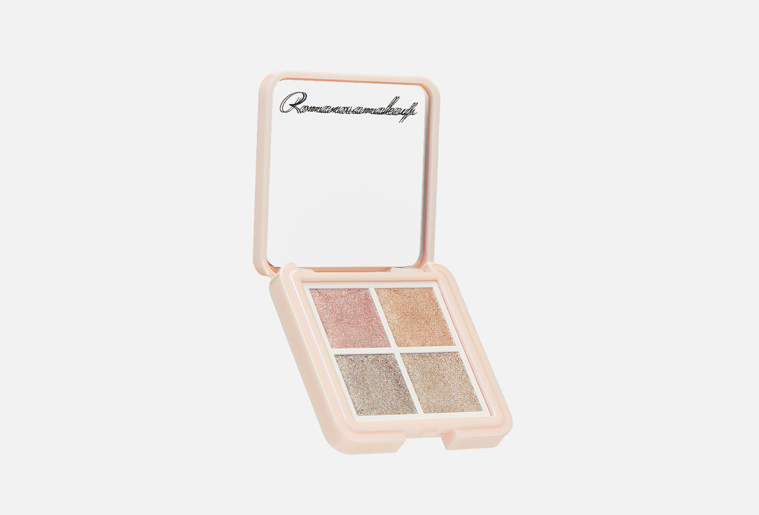 Палетка теней для век ROMANOVAMAKEUP 4 COLOR EYESHADOW PALETTE MAGIC SPARKLES 3 г