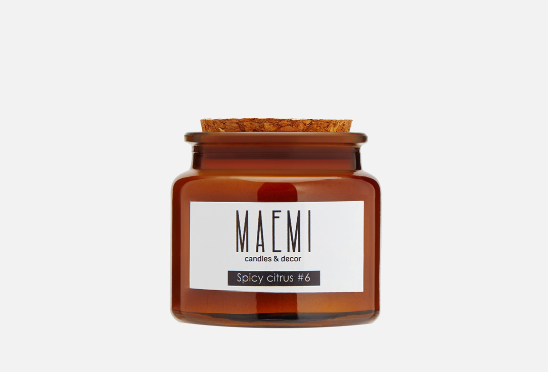 

Свеча ароматическая MAEMI, Белый, LUCK brown 100 мл