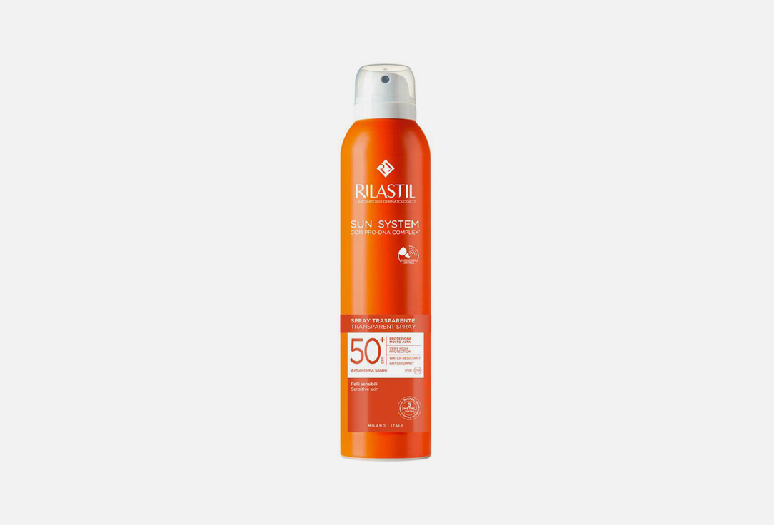 

Солнцезащитный спрей для тела SPF50+ RILASTIL, TRANSPARENT SPRAY 200 мл