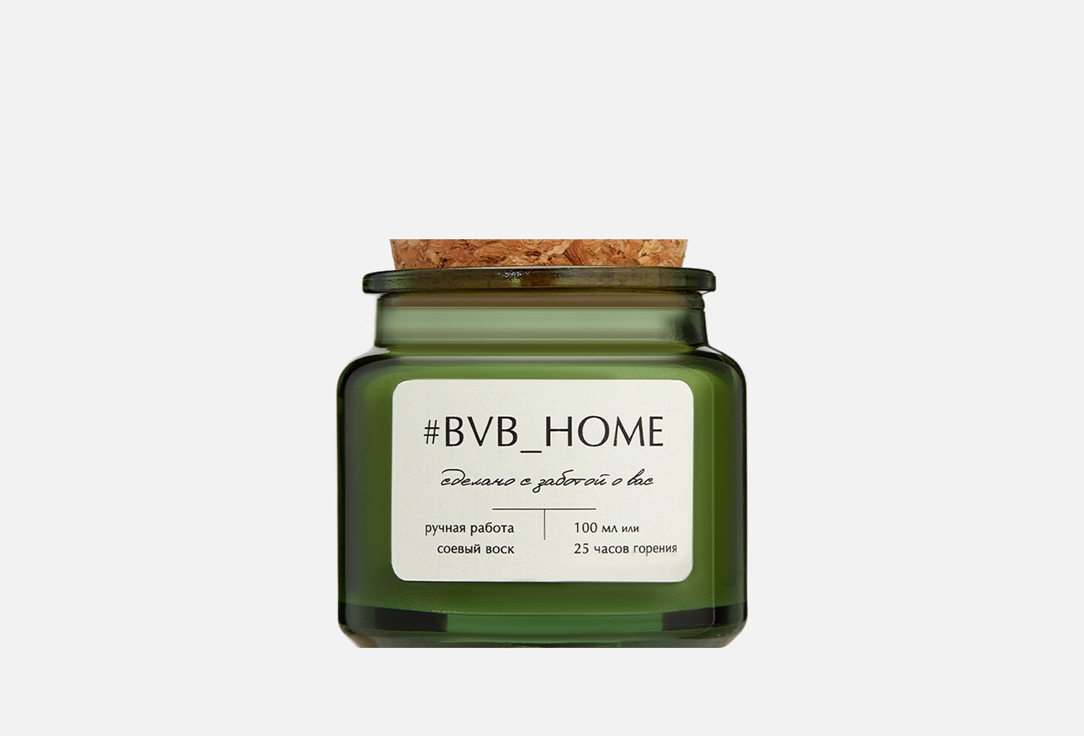 

Аромасвеча BVB_HOME, Белый, Скандинавский камин 100 мл