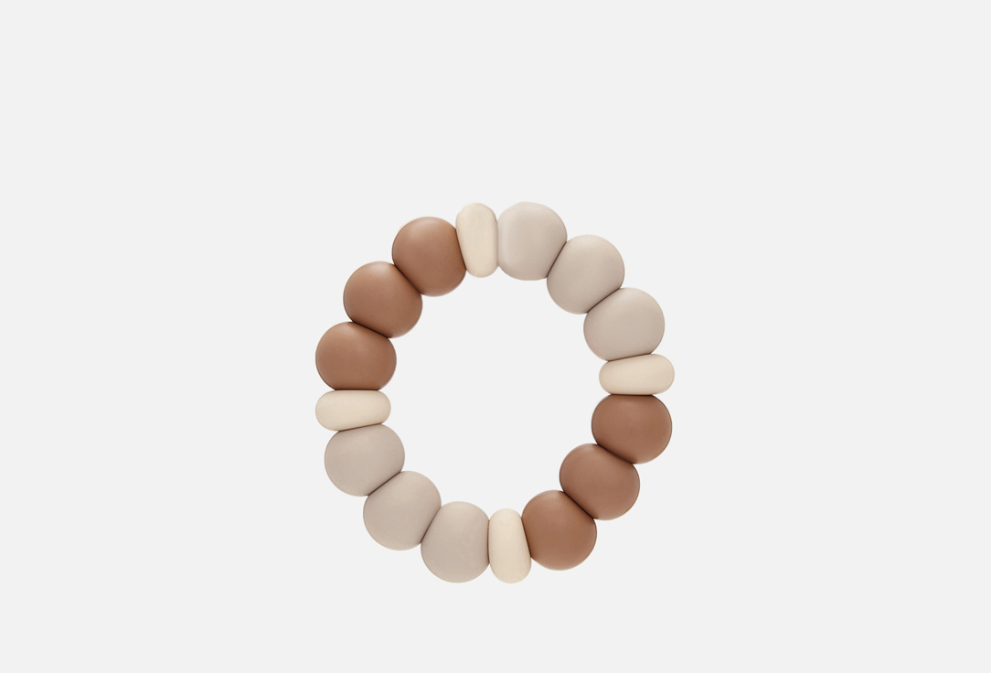 

Прорезыватель для зубов KIDDY BUBBLES, BASIC caramel 1 шт