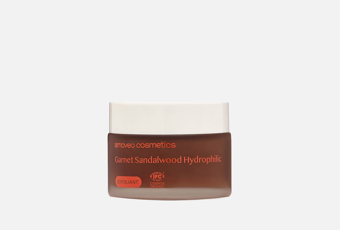 

Крем-эксфолиант для умывания AMOVEO COSMETICS, GARNET SANDALWOOD HYDROPHILIC EXFOLIANT 50 мл