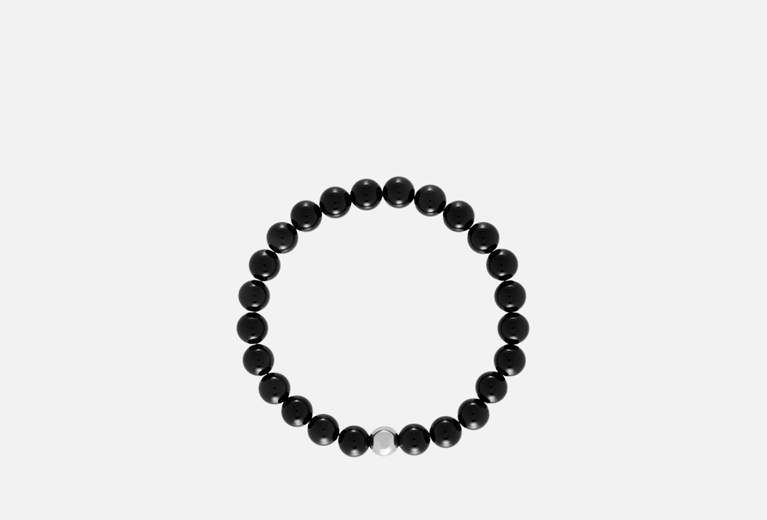 Men's obsidian bracelet 1 шт