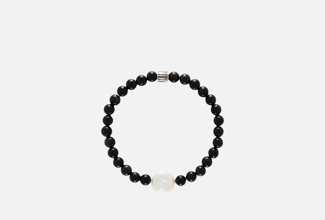 

Браслет MR&MRS WOLF, Obsidian bracelet 1 шт