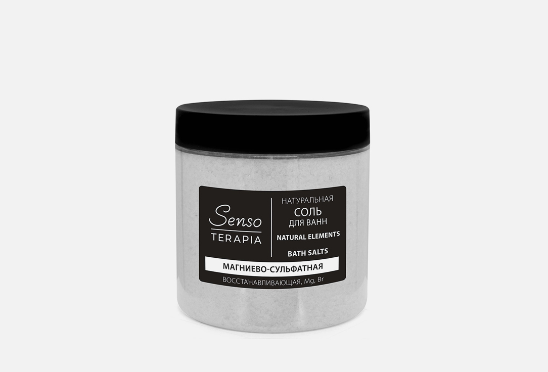 Соль для ванн SENSO TERAPIA Natural Elements 600 г соль для ванн senso terapia focus energy энергетическая 600 г х 3шт