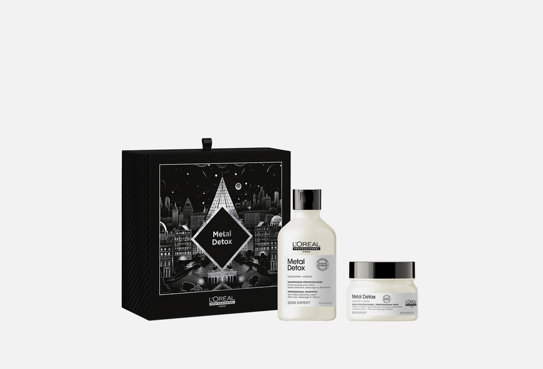 

Подарочный Набор для волос LOREAL PROFESSIONNEL, Metal detox 2 шт