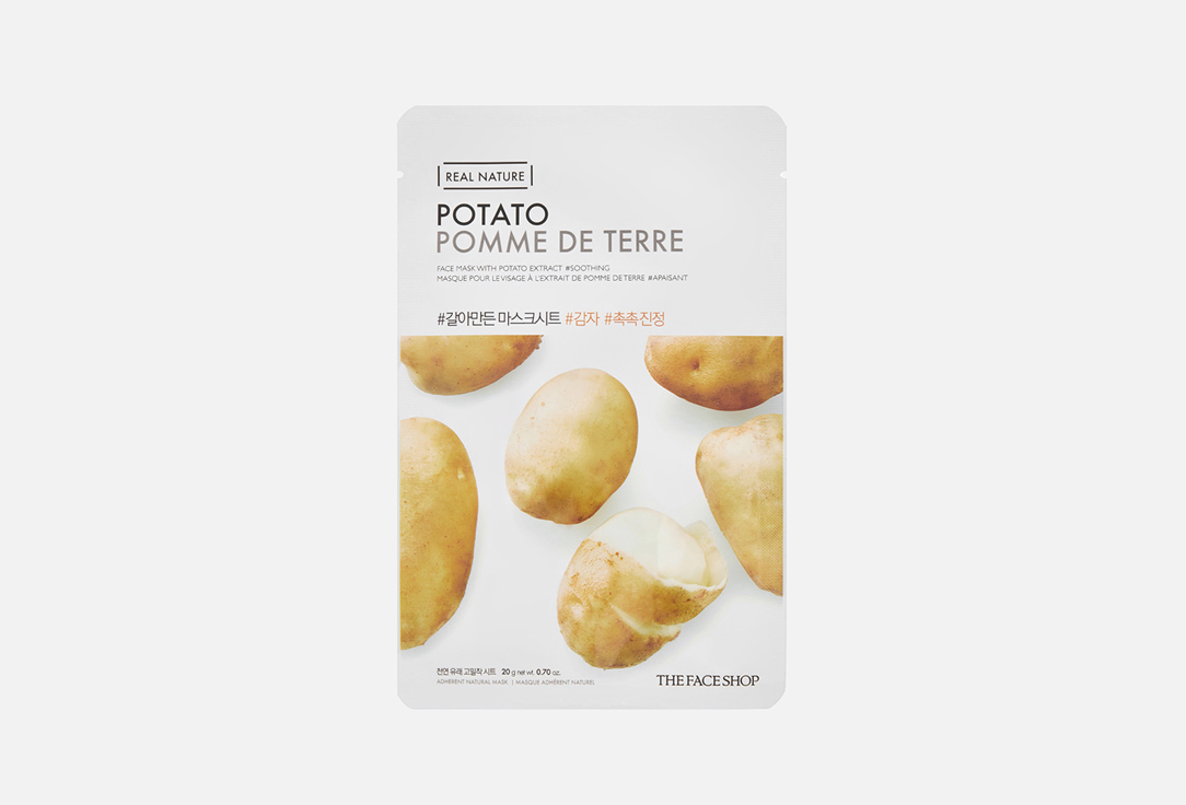 

Тканевая маска для увлажнения и комфорта кожи THE FACE SHOP, Real nature potato 1 шт