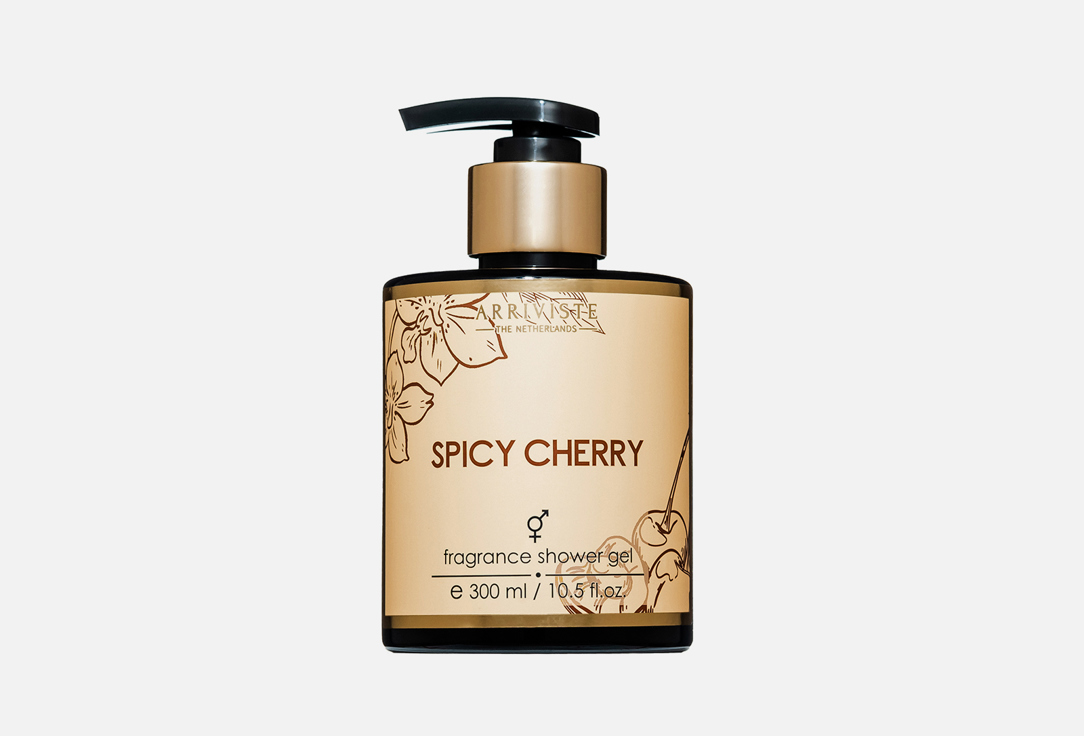 Парфюмированный гель для душа ARRIVISTE Spicy Cherry 300 мл гель для душа arriviste парфюмированный гель для душа spicy cherry