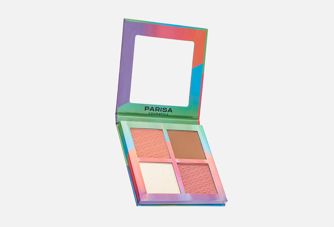 Изображение товара Набор для макияжа лица Parisa Cosmetics Face Makeup Set Glamor Glaze