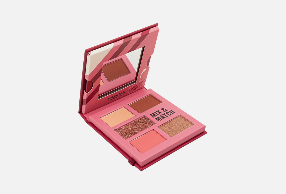 Набор теней для век Parisa Cosmetics Mix&Match 2, Pink