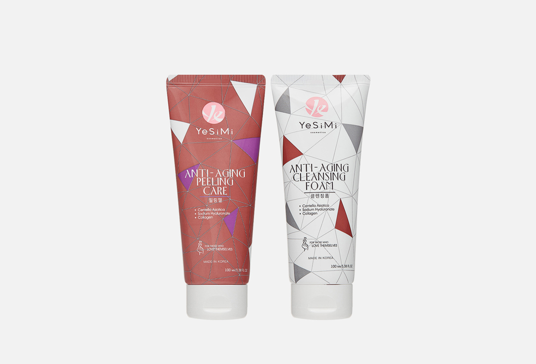 

Набор: Антивозвратная Пенка и пилинг для лица YESIMI, ANTI AGING 2 шт