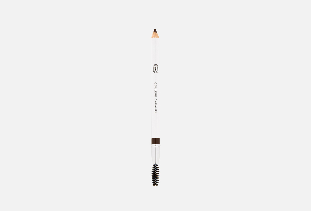 Карандаш для бровей COULEUR CARAMEL Eyebrow Pencil 129, Темно-коричневый