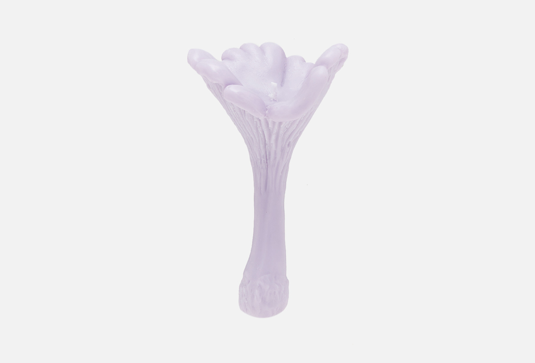 Изображение товара Свеча Unification love Гриб Лисичка Лиловая аромат черной смородины ручная работа