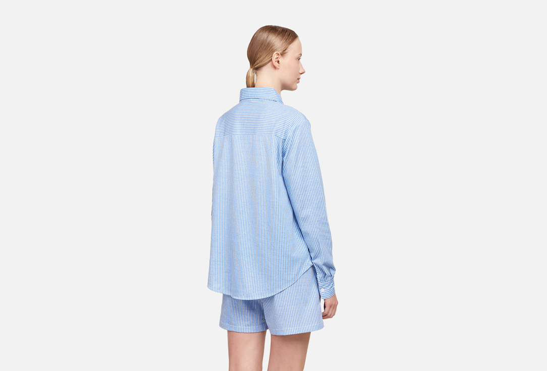 

Пижама рубашка и шорты PATTI, Голубой, Weekend vibes 4 (48) мл