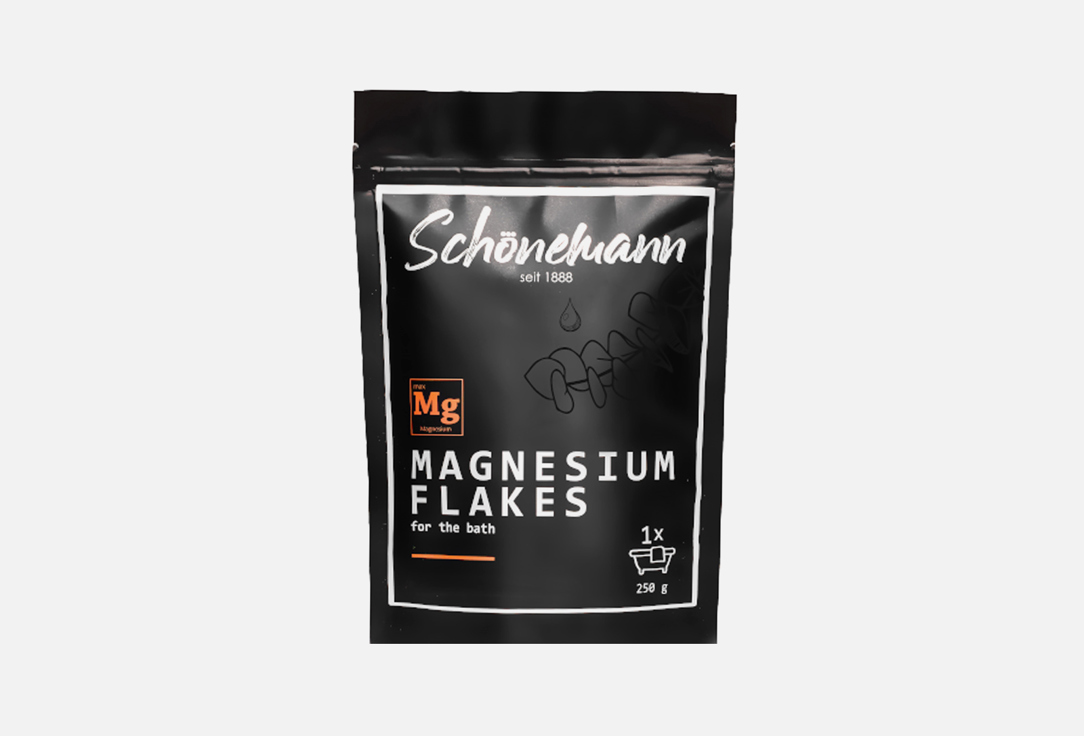 Соль для ванны SCHONEMANN Eucalyptus essential oil 250 г набор магниевых хлопьев schonemann aroma mix 6 250гр