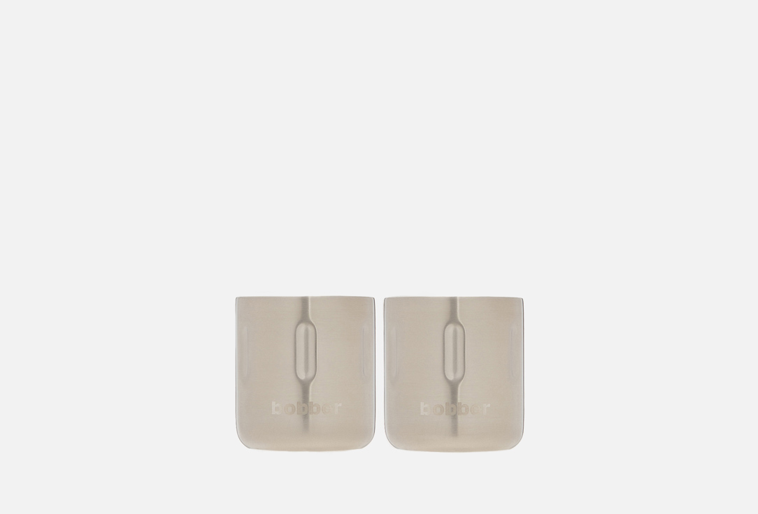 

Шоты с двойными стенками BOBBER, Серебряный, Matte 2 шт