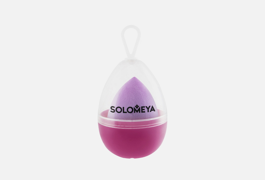 Большой двусторонний косметический спонж для макияжа Solomeya Large Drop Double-ended blending 
