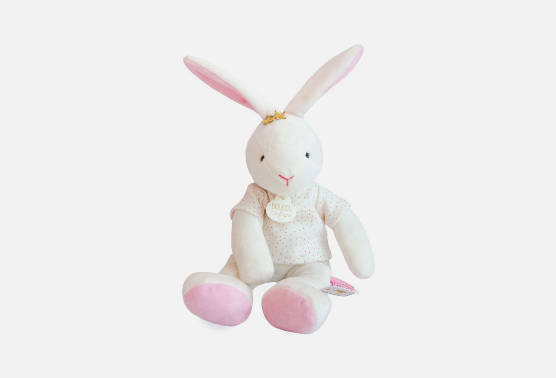Игрушка Кролик DOUDOU ET COMPAGNIE Розовый, Perlidoudou 1 шт детская игрушка doudou et compagnie кролик happy wild 1 шт