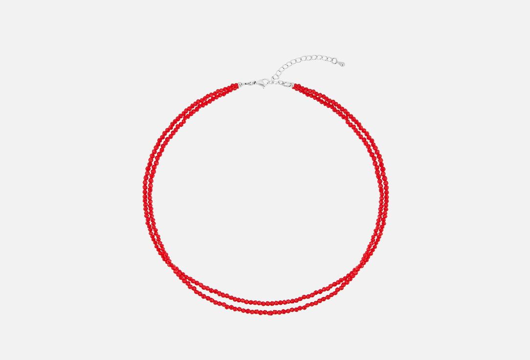 Изображение товара Чокер две нитки Jewel4u красный хрусталь