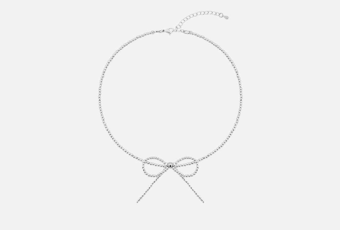 Изображение товара Чокер-бант Jewel4u из серебристого гематита для женщин