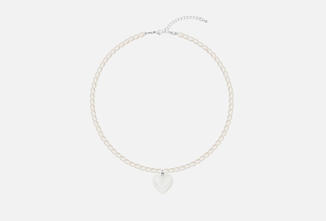 Изображение товара Ожерелье с жемчугом и белым кварцем Jewel4u H-Naturale 5 S для женщин