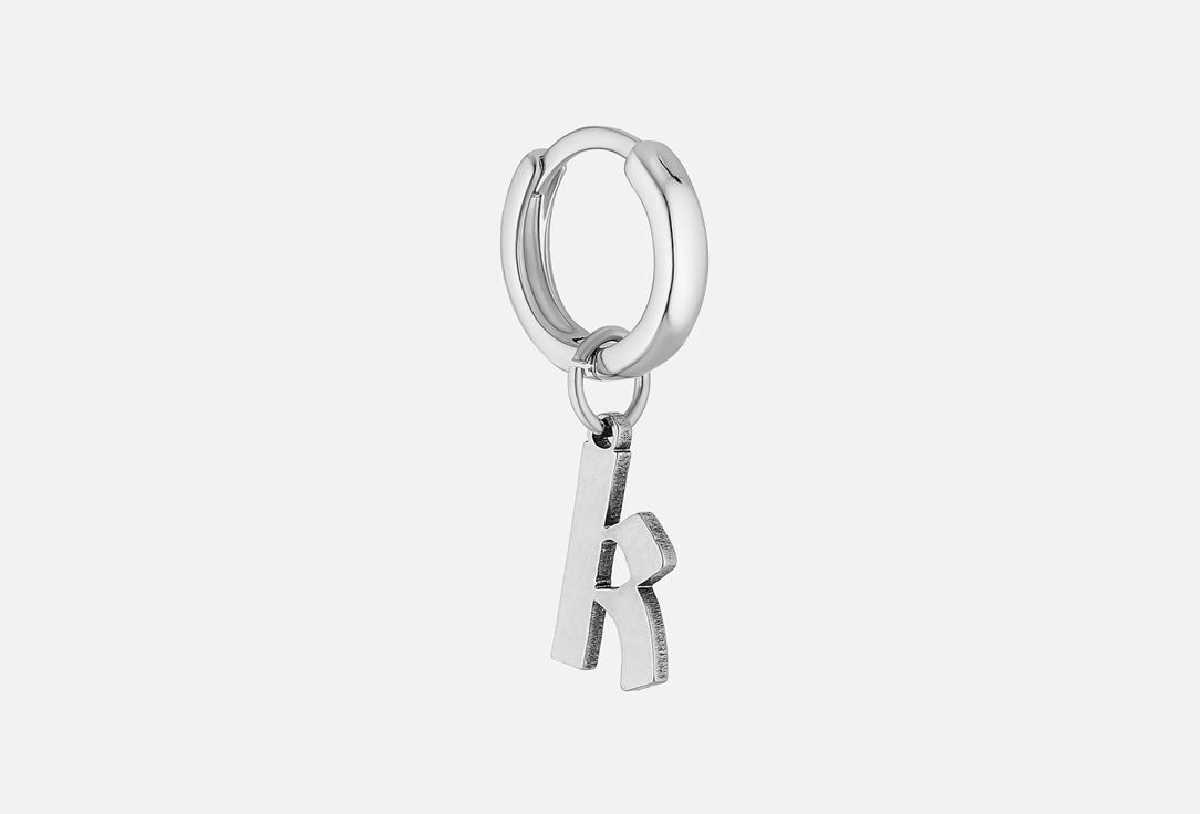 

Серьга со съёмной буквой JEWEL4U, Буквой k 2 шт