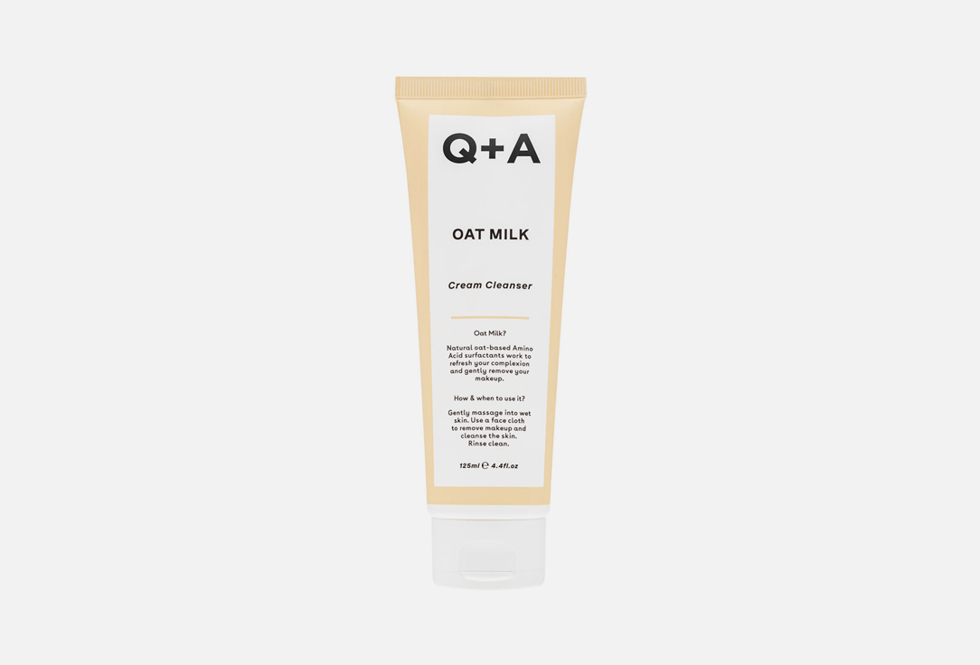 Очищающий крем для лица  Q+A oat milk  