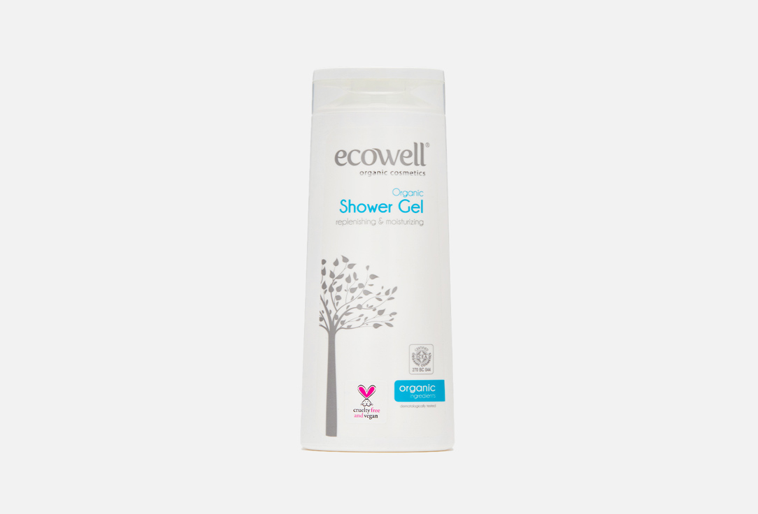 Органический гель для душа ECOWELL Organic shower gel органический гель для душа ecowell replenishing and moisturizing 300 мл