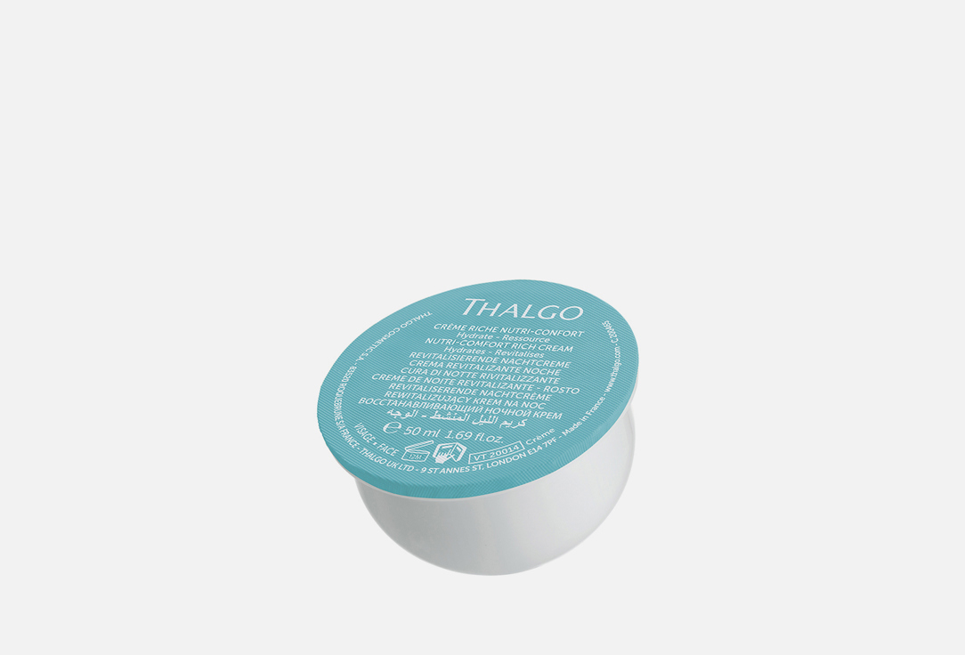 Изображение товара сменный блок насыщенного крема для лица Thalgo Nutri-Comfort Rich Cream