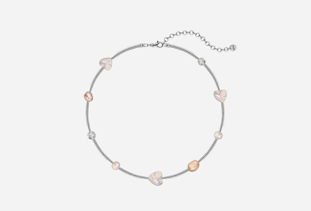 Изображение товара Колье GINADREAMS Мое сердце остановилось из натуральных жемчуг и цирконов