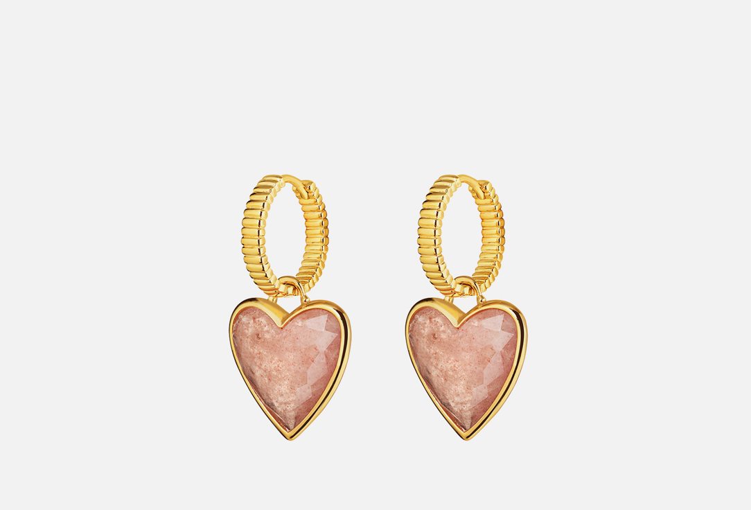 серьги GINADREAMS Earrings Matters of the Heart Gold 2 шт