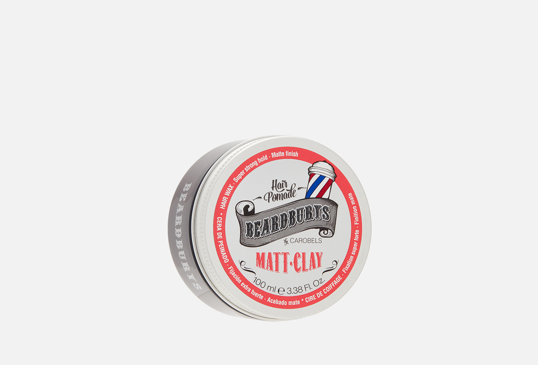 Глина сильной фиксации BEARDBURYS Beardburys WAX Matt-Clay 100 мл