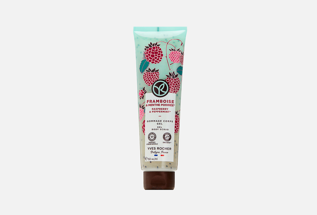 Yves Rocher Гель-гоммаж для тела Framboise / Menthe Poivrée Gommage Corps Framboise & Menthe Poivrée 150 мл — купить, цена в Москве